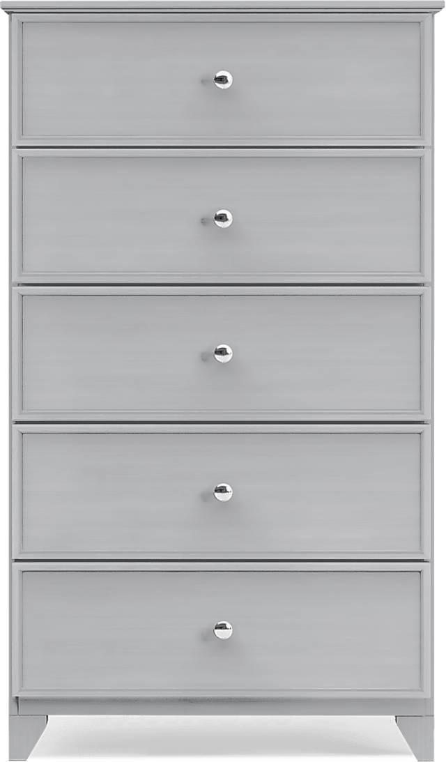 Kids Springtown Gray Wash Chest - Thumbnail - Image 1