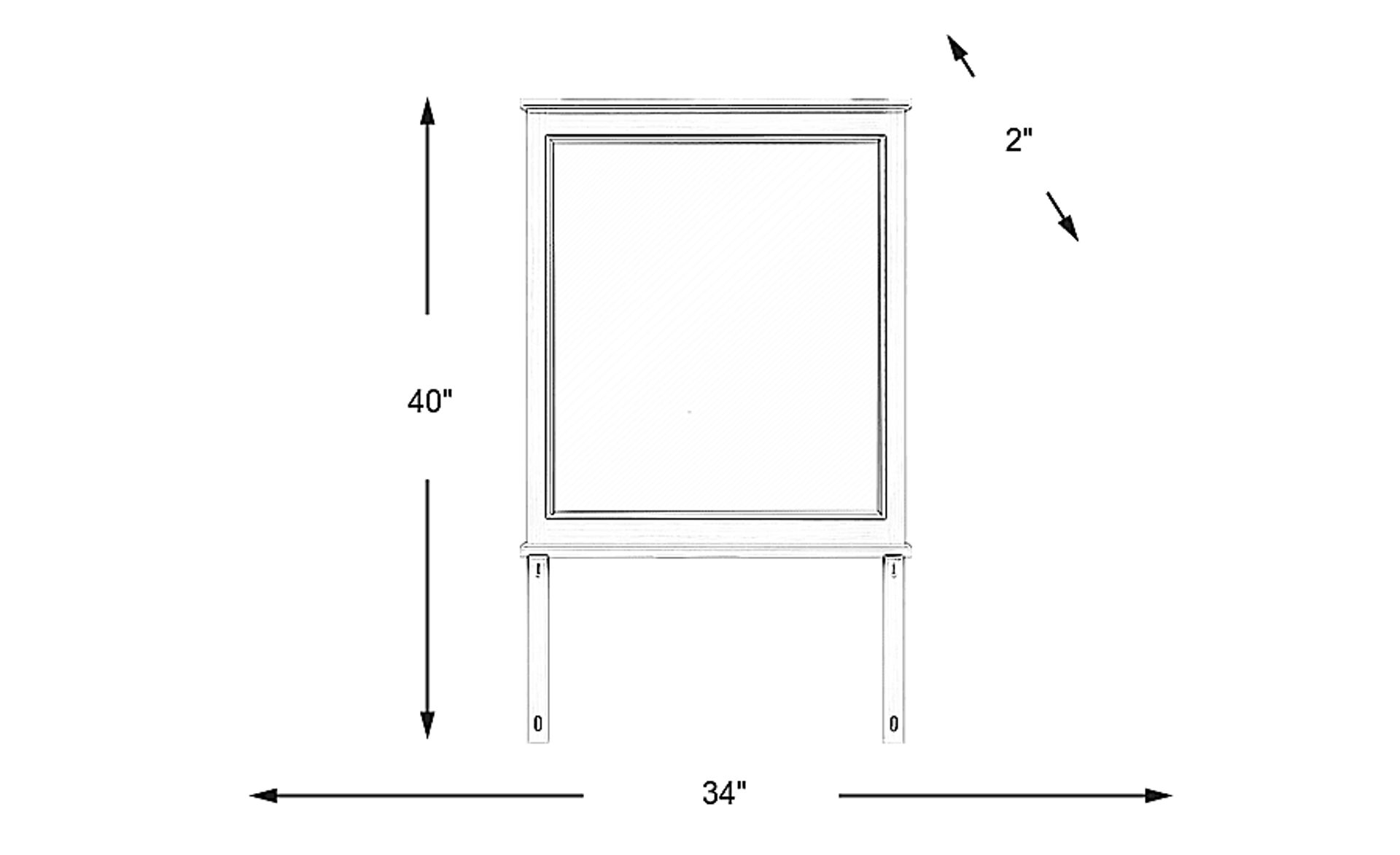 Dimension Image. Please refer to the Dimension Tab on this page for dimension details.