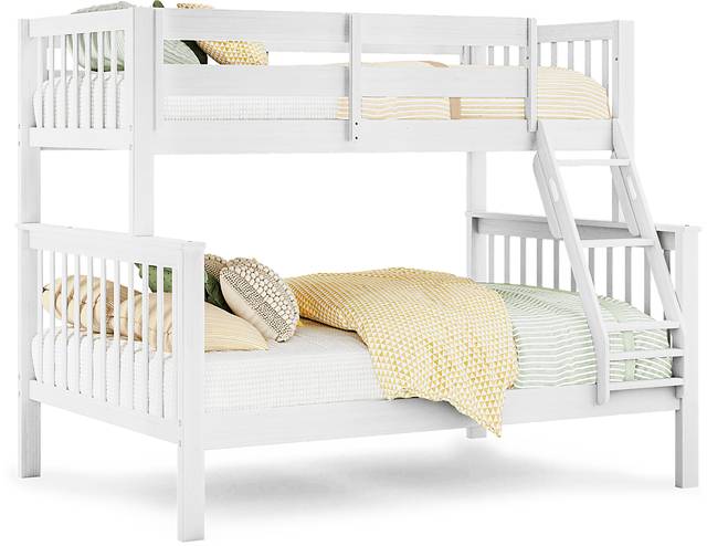 Kids Springtown White Wash 6 Pc Twin/Full Bunk Bedroom - Thumbnail - Image 2