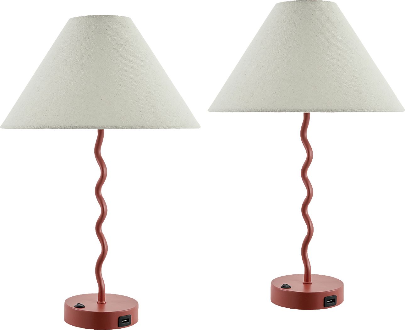 Kids Squiggly Lane Lamp, Set of 2 - Thumbnail 3
