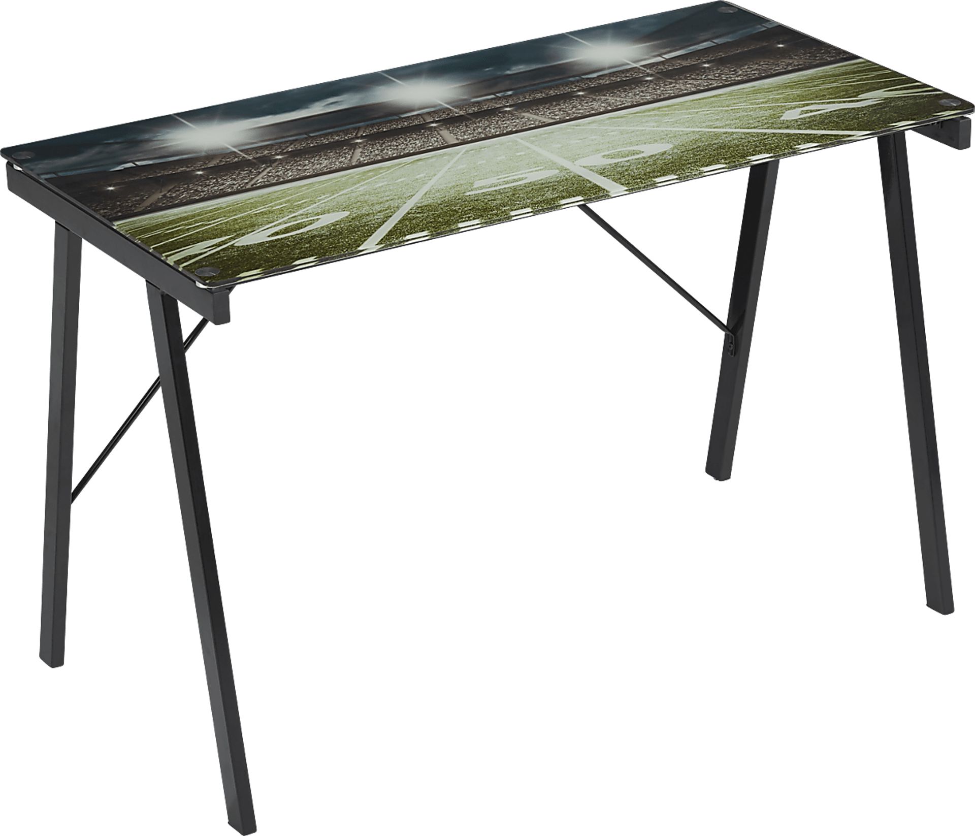 Kids Stadium Lights Green Graphic Desk - Image 1