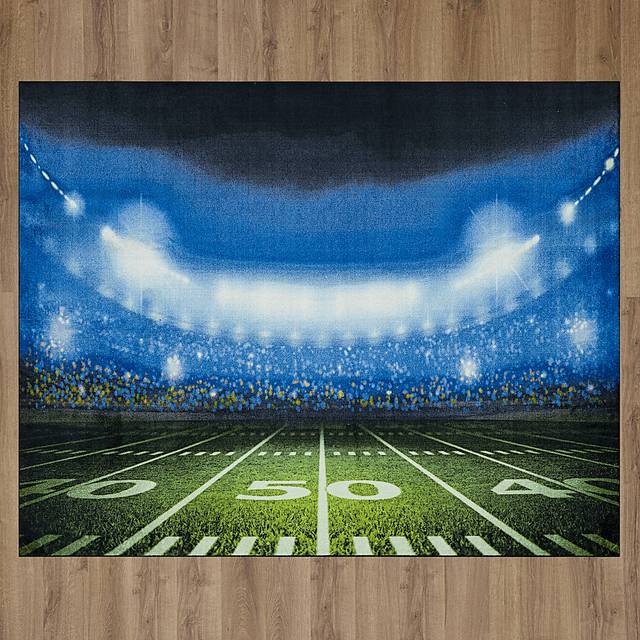 Kids Stadium Stars Multi 3'4 x 5' Rug - Thumbnail - Image 9