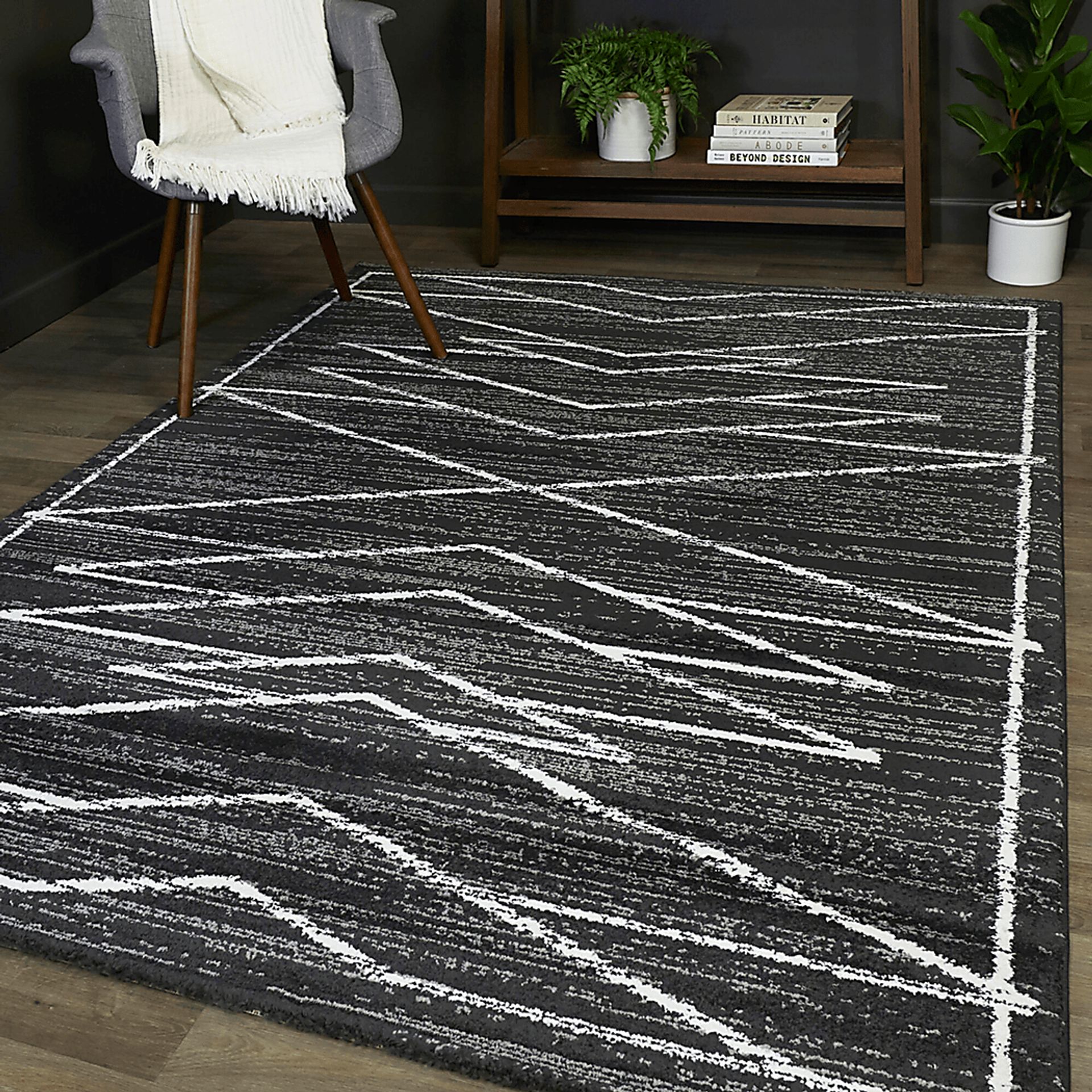 Kids Nightline Black 7'10 x 10' Rug - Image 2