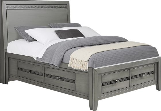 Kids Star Wars Carbonite Gray 3 Pc Full Storage Bed