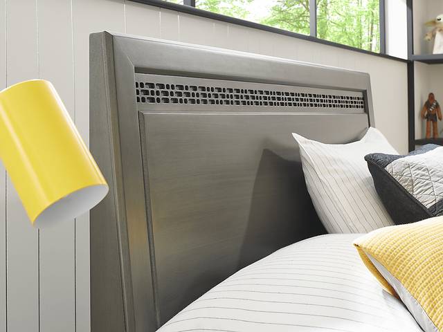 Kids Star Wars Carbonite Gray 5 Pc Twin Panel Bedroom - Thumbnail - Image 3