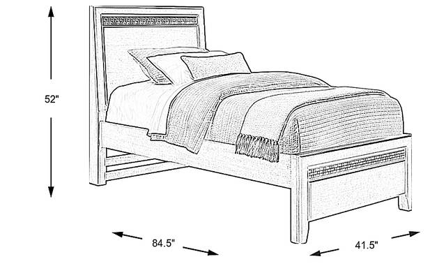 Dimension Image. Please refer to the Dimension Tab on this page for dimension details.