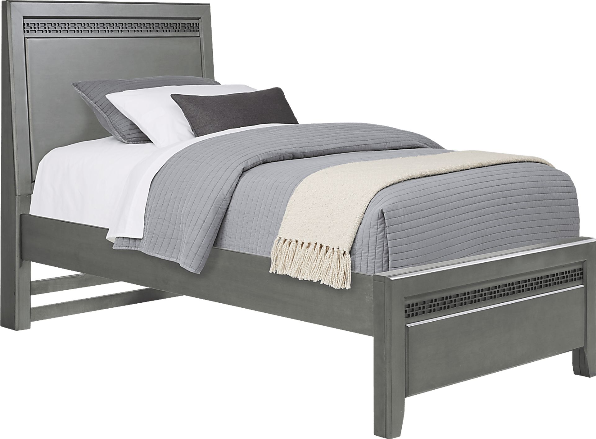 Kids Star Wars Carbonite Gray 5 Pc Twin Panel Bedroom - Image 2