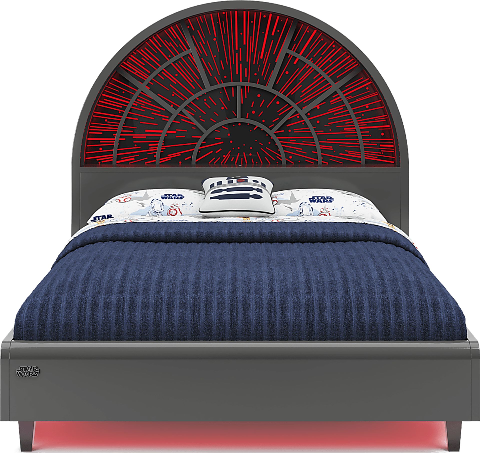 Kids STAR WARS Millennium Falcon Lightspeed Carbonite Full Platform Bed - Image 3