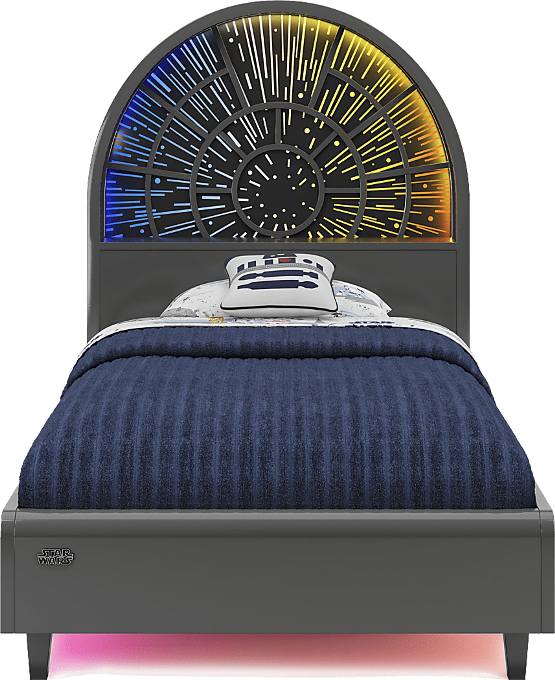 Kids STAR WARS Millennium Falcon Lightspeed Carbonite Twin Platform Bed - Image 1