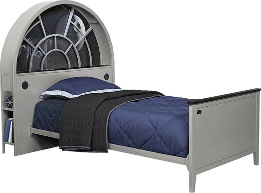 Kids Star Wars Millennium Falcon™ Gray 3 Pc Twin Bookcase Bed