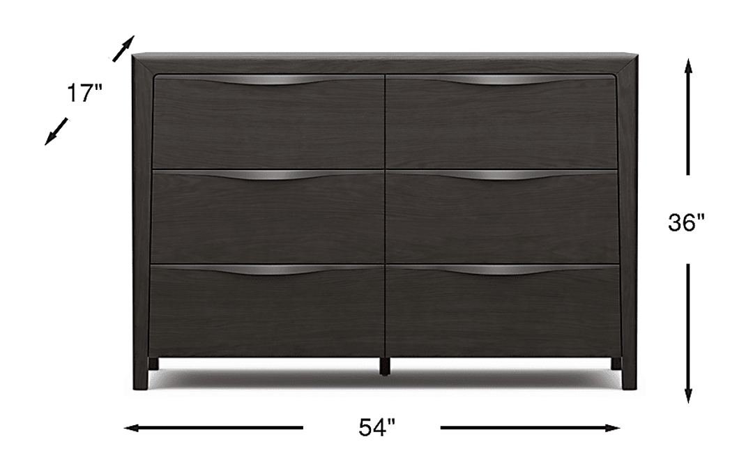 Kids Stardust Charcoal Dresser