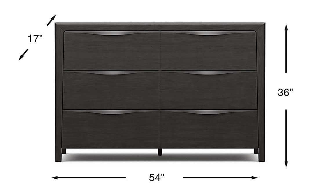 Kids Stardust Charcoal Dresser