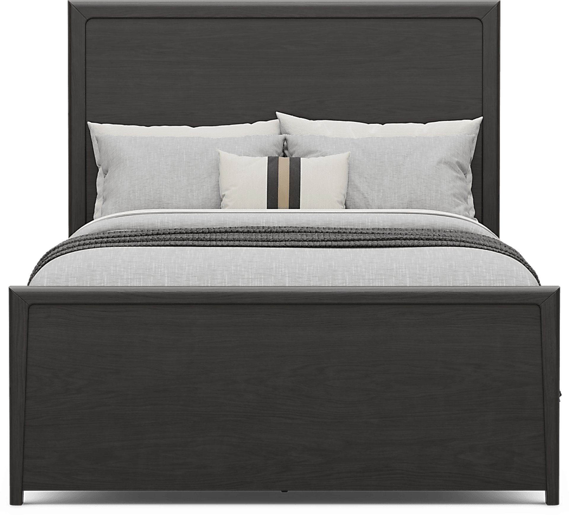 Kids Stardust Charcoal Full Panel Bed - Image 2