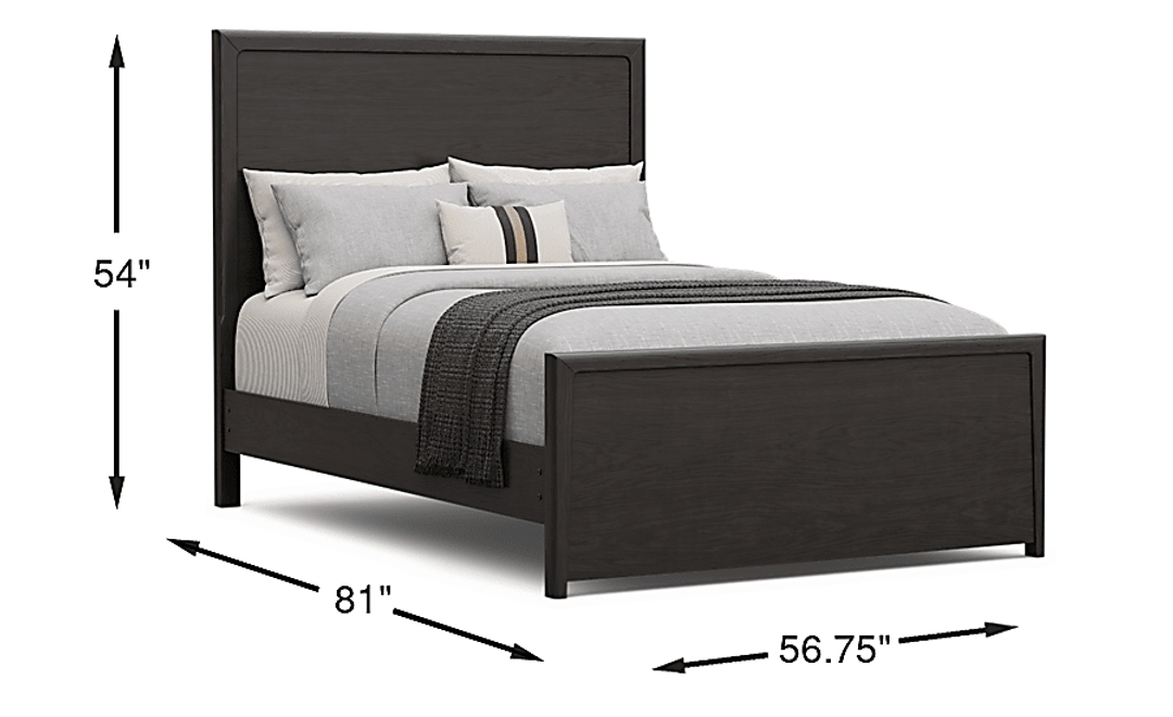 Kids Stardust Charcoal Full Panel Bed