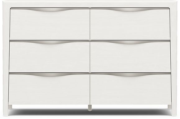 Kids Stardust Pearlized White Dresser