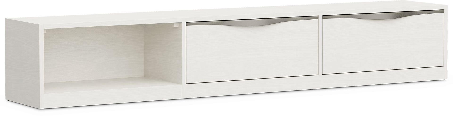 Kids Stardust Pearlized White Reversible Underbed Storage Unit - Image 1