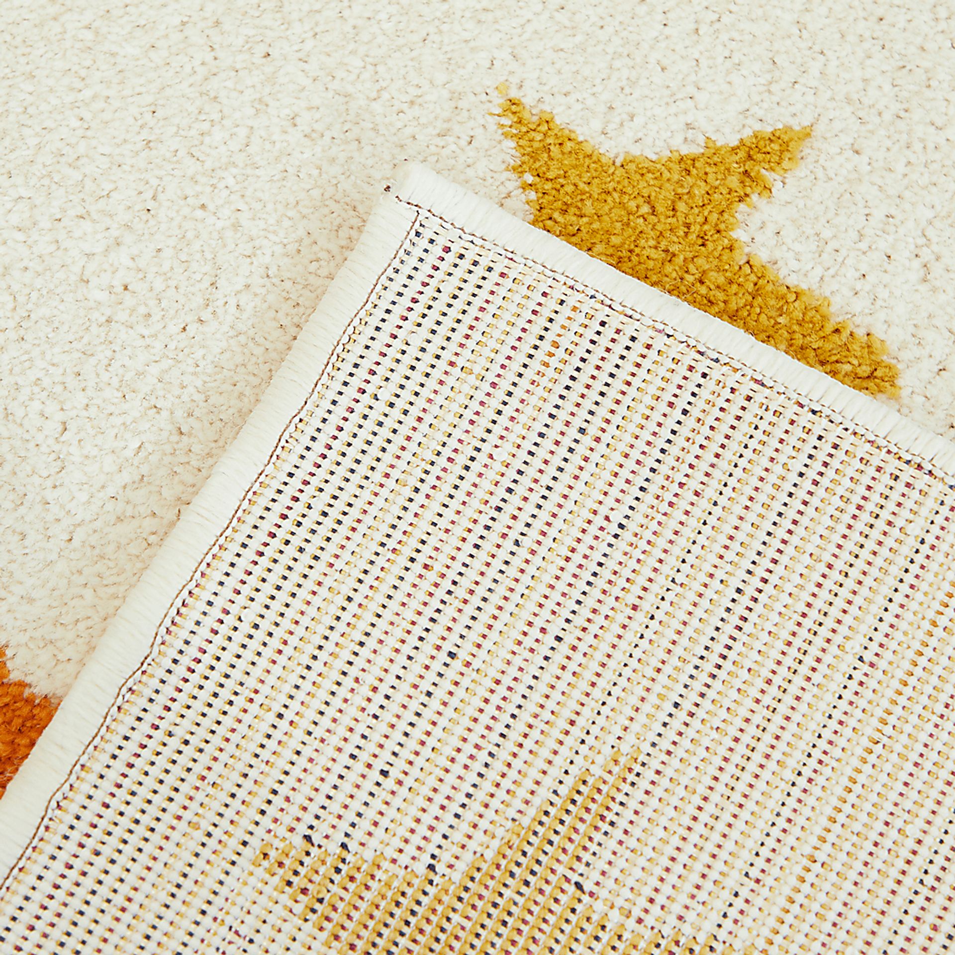 Kids Starry Bright Cream 5'3 x 7' Rug - Image 3