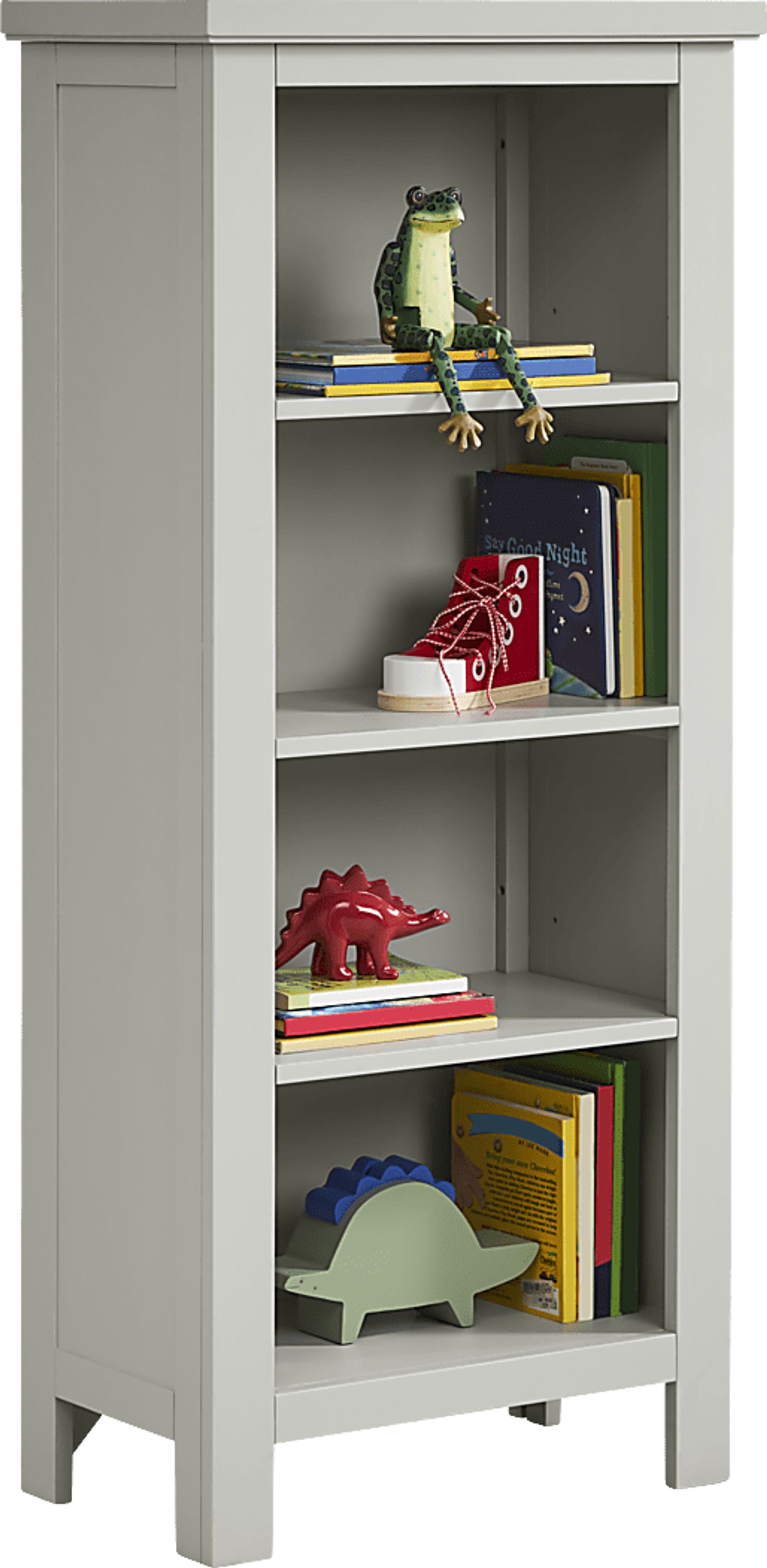 Kids Starry Dreams Gray Bookcase - Image 4