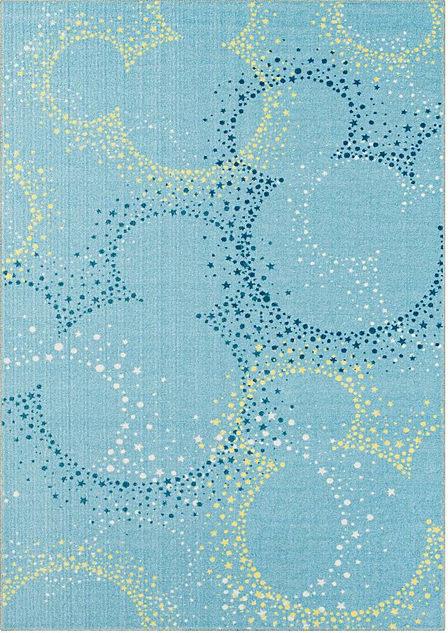 Kids Disney's Starry Dreams Mickey Mouse Blue 3' x 5' Rug - Thumbnail - Image 1
