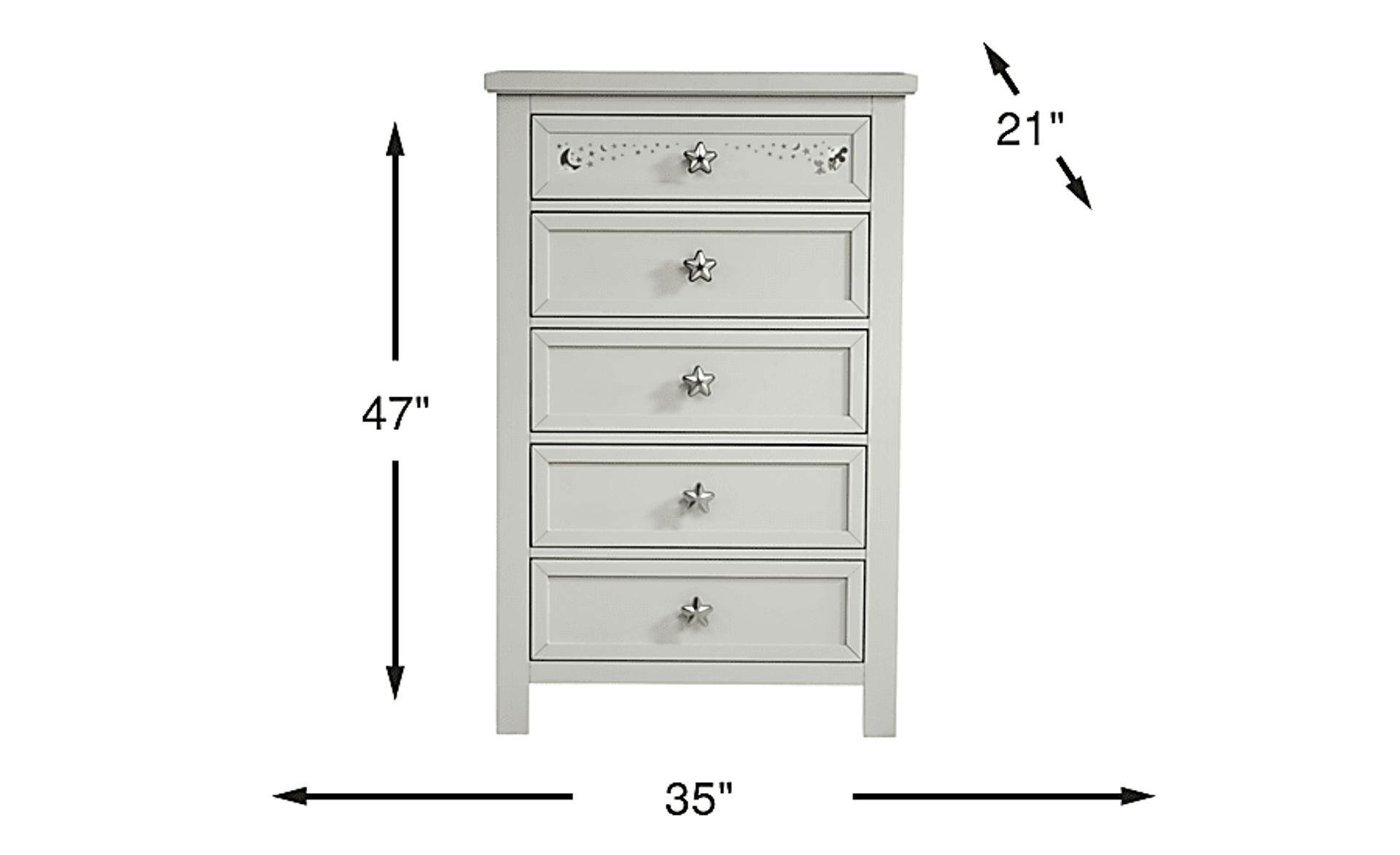 Dimension Image. Please refer to the Dimension Tab on this page for dimension details.
