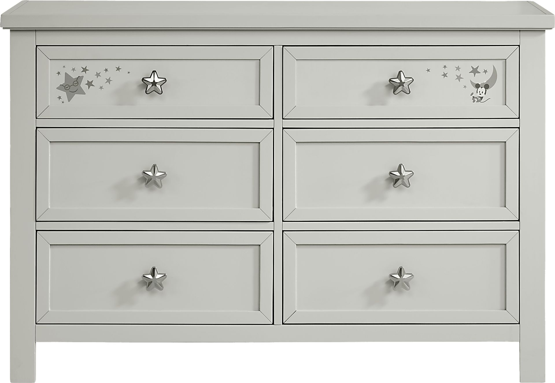 Disney Baby Starry Dreams with Mickey Mouse Gray Dresser - Image 1