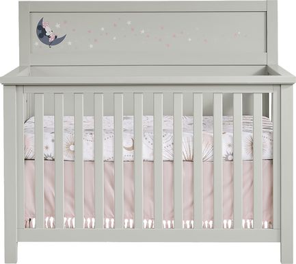 Disney Baby Starry Dreams with Minnie Mouse Gray Convertible Crib