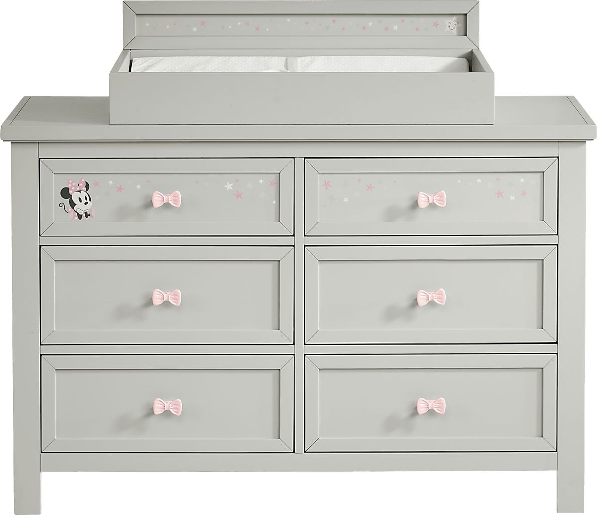 Gray changing table clearance dresser