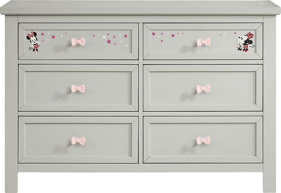 Starry Dreams With Minnie Mouse Gray Dresser