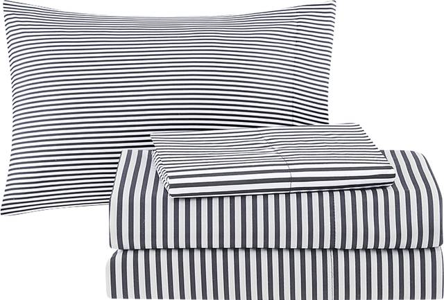 Kids Stars at Night Charcoal 8 Pc Full Comforter Set - Thumbnail - Image 2