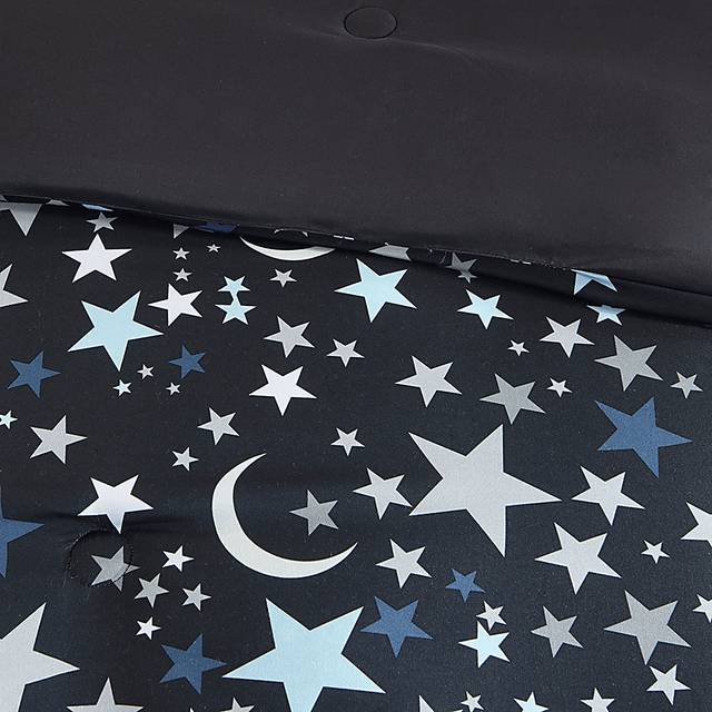 Kids Stars at Night Charcoal 8 Pc Full Comforter Set - Thumbnail - Image 3