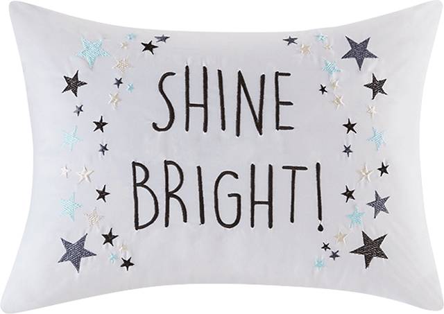 Kids Stars at Night Charcoal 8 Pc Full Comforter Set - Thumbnail - Image 6