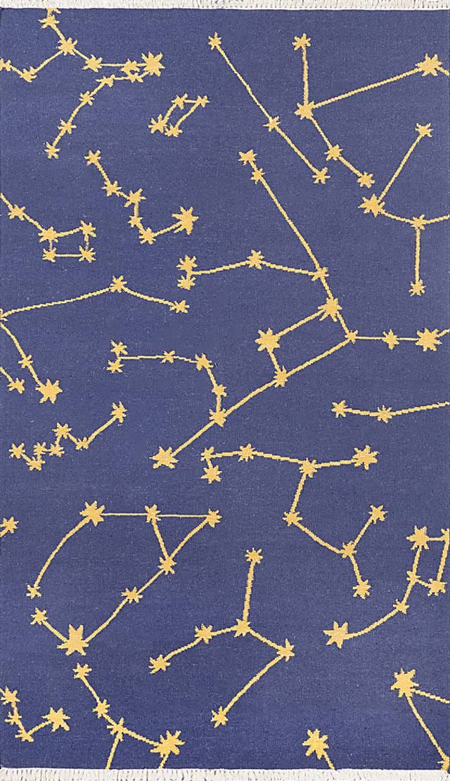 Kids Stellar Gem Navy 3'6 x 5'6 Rug - Thumbnail - Image 1