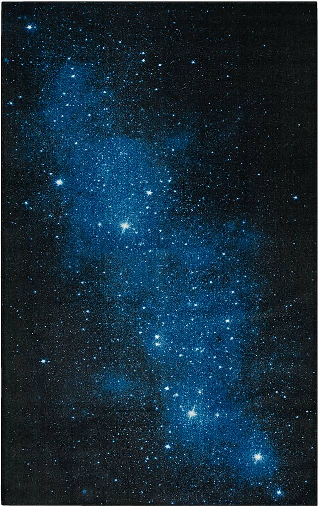 Kids Stellar Nights Blue 5' x 8' Rug' - Thumbnail - Image 1