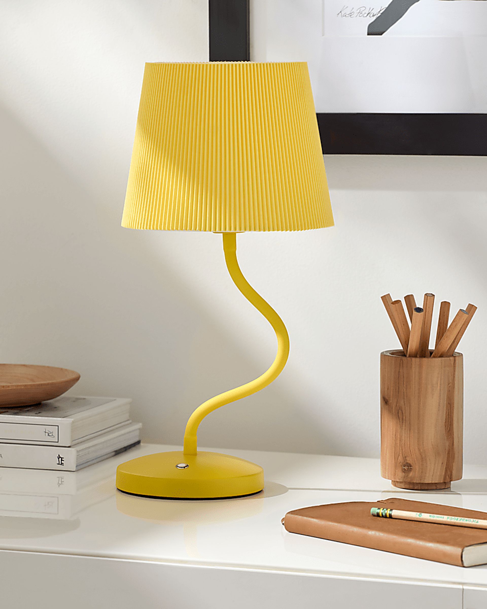 Kids Stick View Turquoise Lamp - Image 2