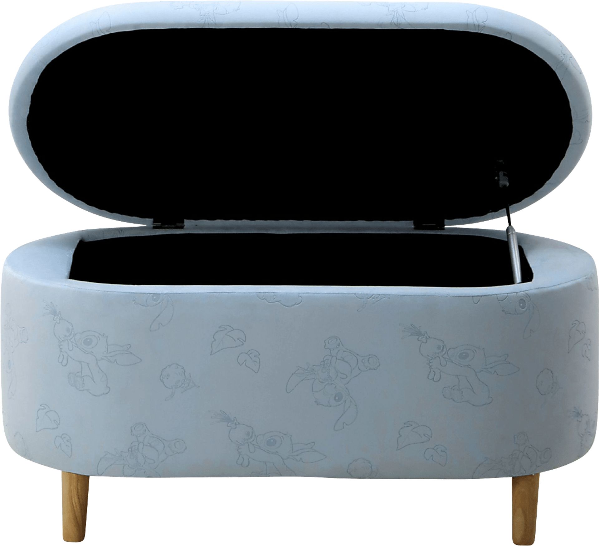 Kids Stitch Blue Storage Bench - Image 4