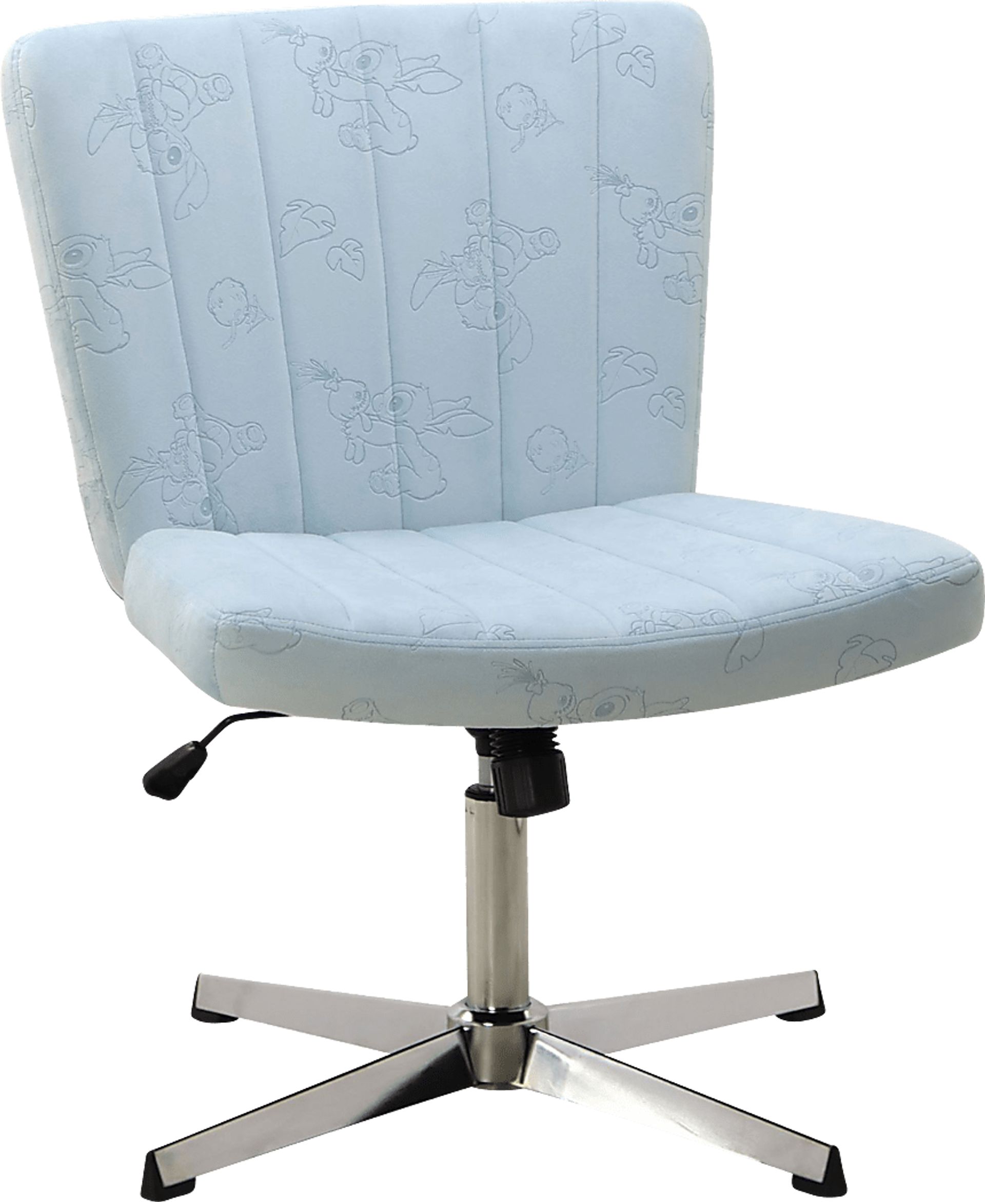Kids Stitch Cross Blue Vanity Chair - Image 2