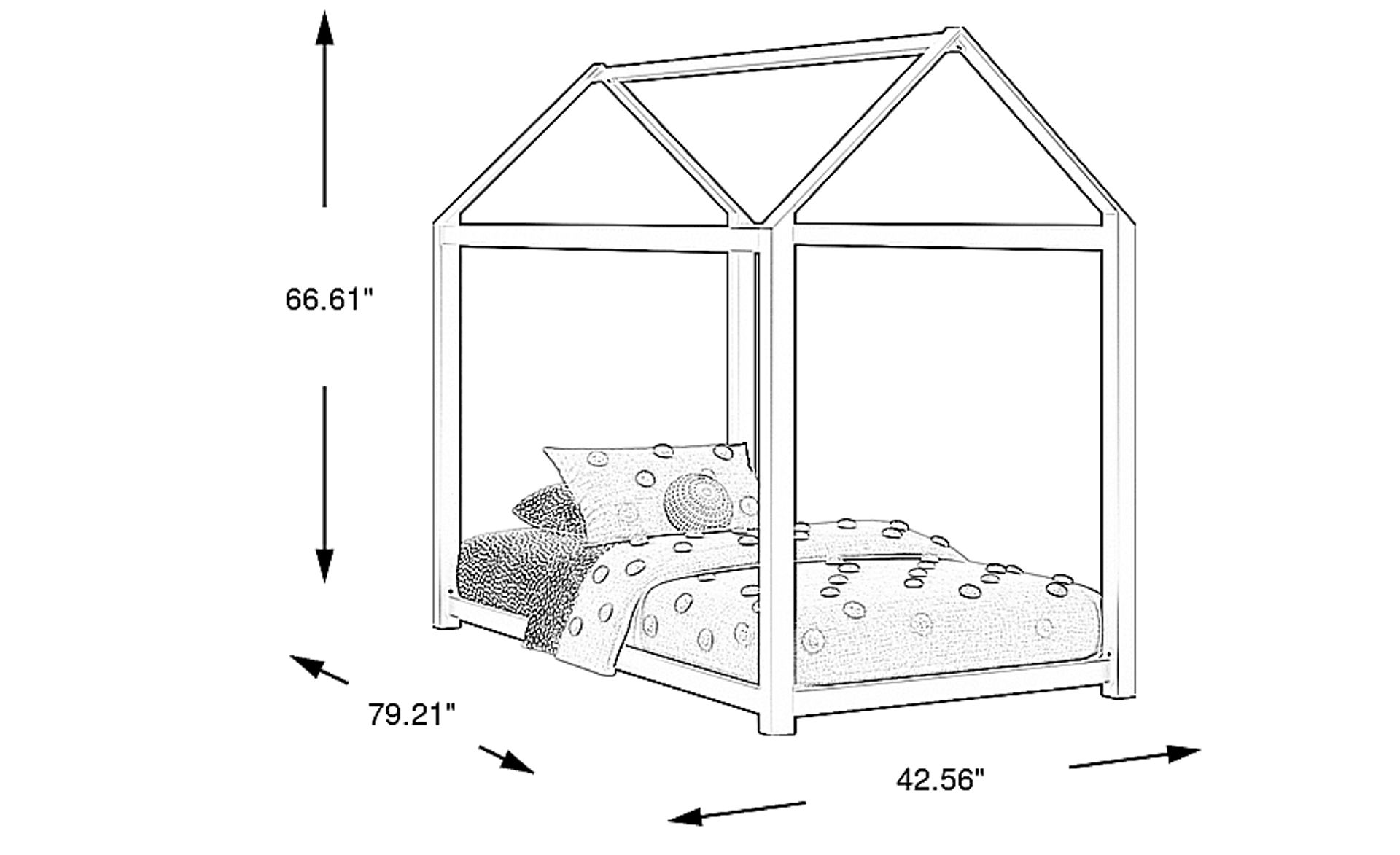 Dimension Image. Please refer to the Dimension Tab on this page for dimension details.