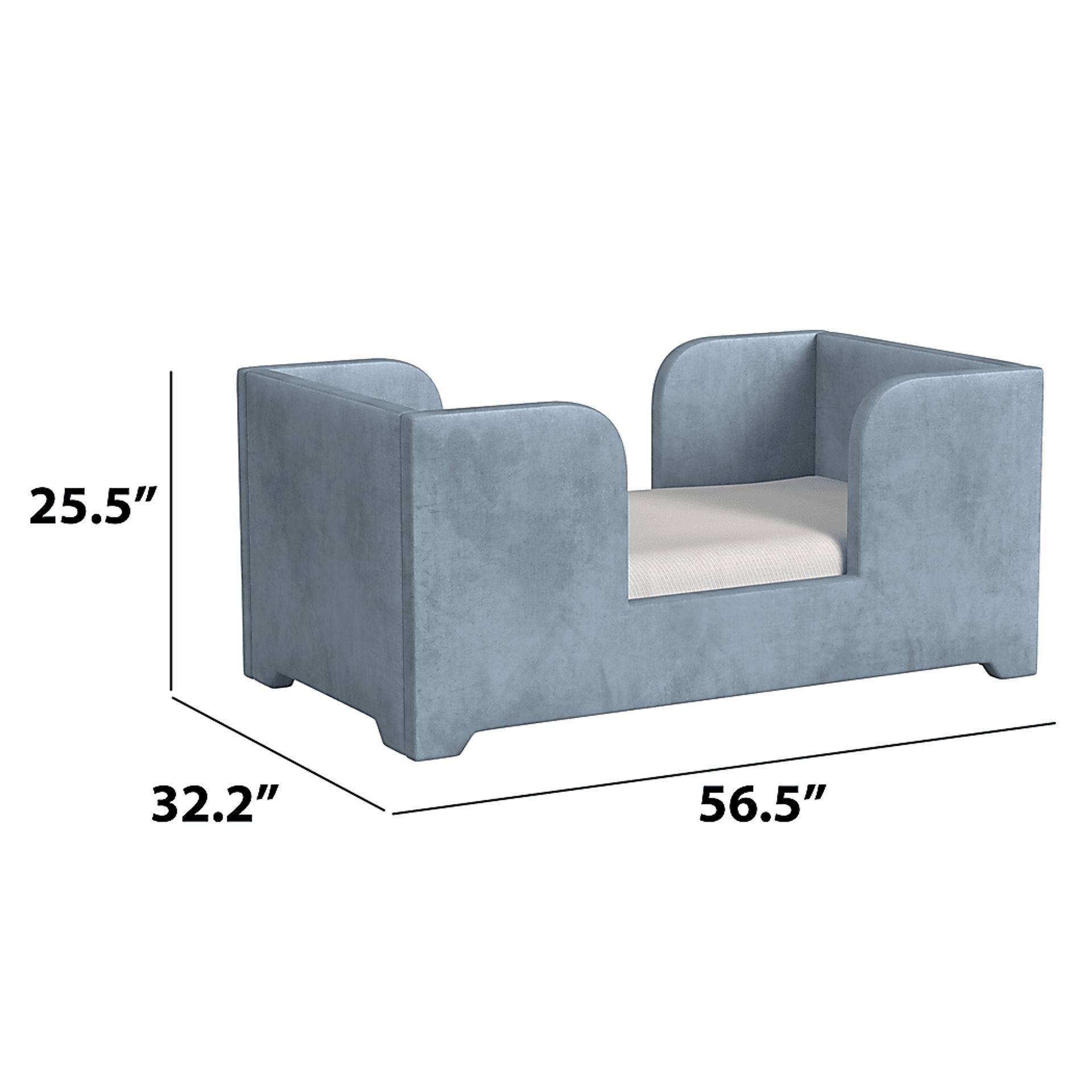 Kids Strozo Blue Toddler Bed - Image 3