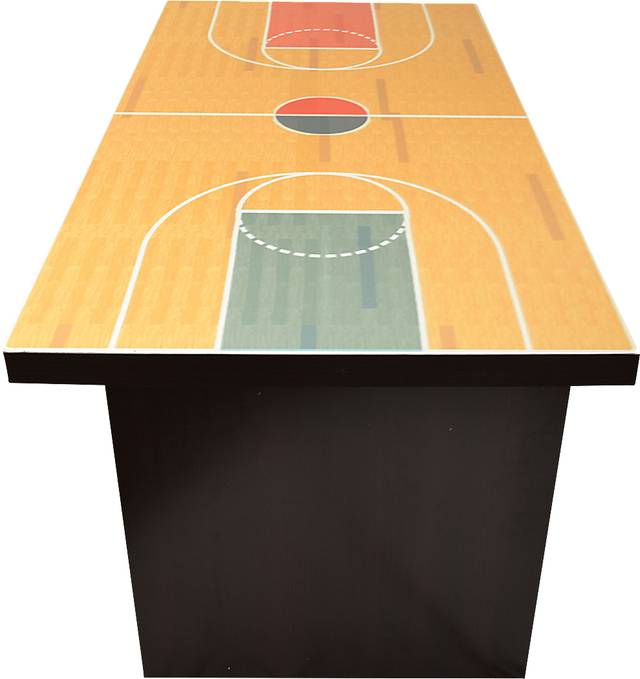 Kids Study Court Orange Desk - Thumbnail - Image 3