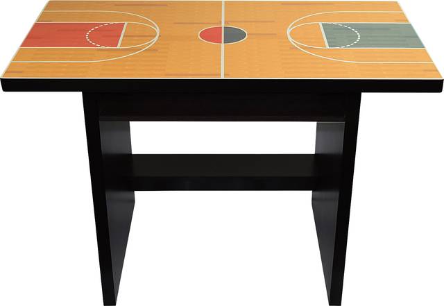Kids Study Court Orange Desk - Thumbnail - Image 1