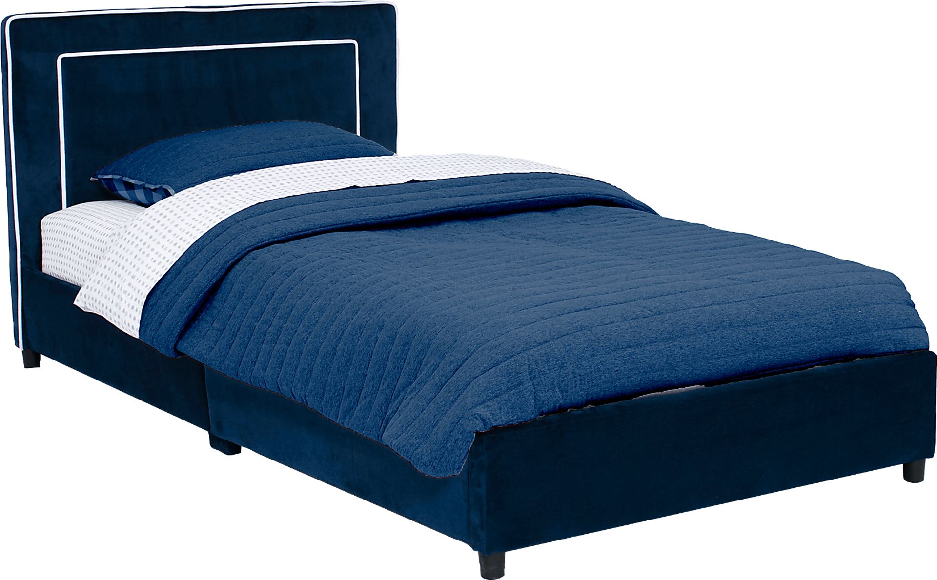 Kids Suaba Navy Twin Bed - Image 1