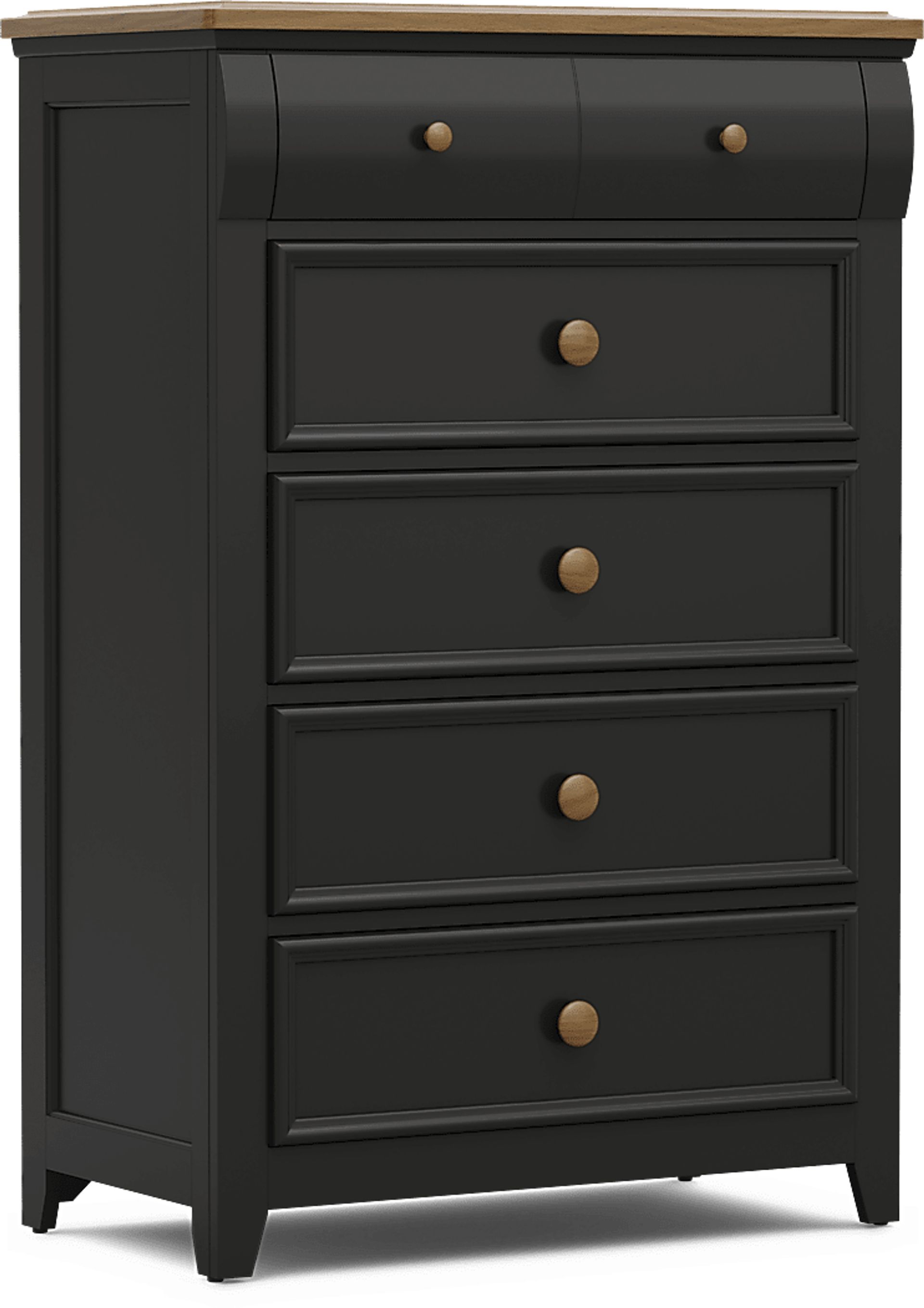 Kids Sugar Hollow Black Full Panel Bedroom - Image 5
