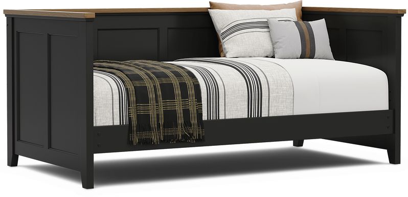 Kids Sugar Hollow Black Twin Daybed