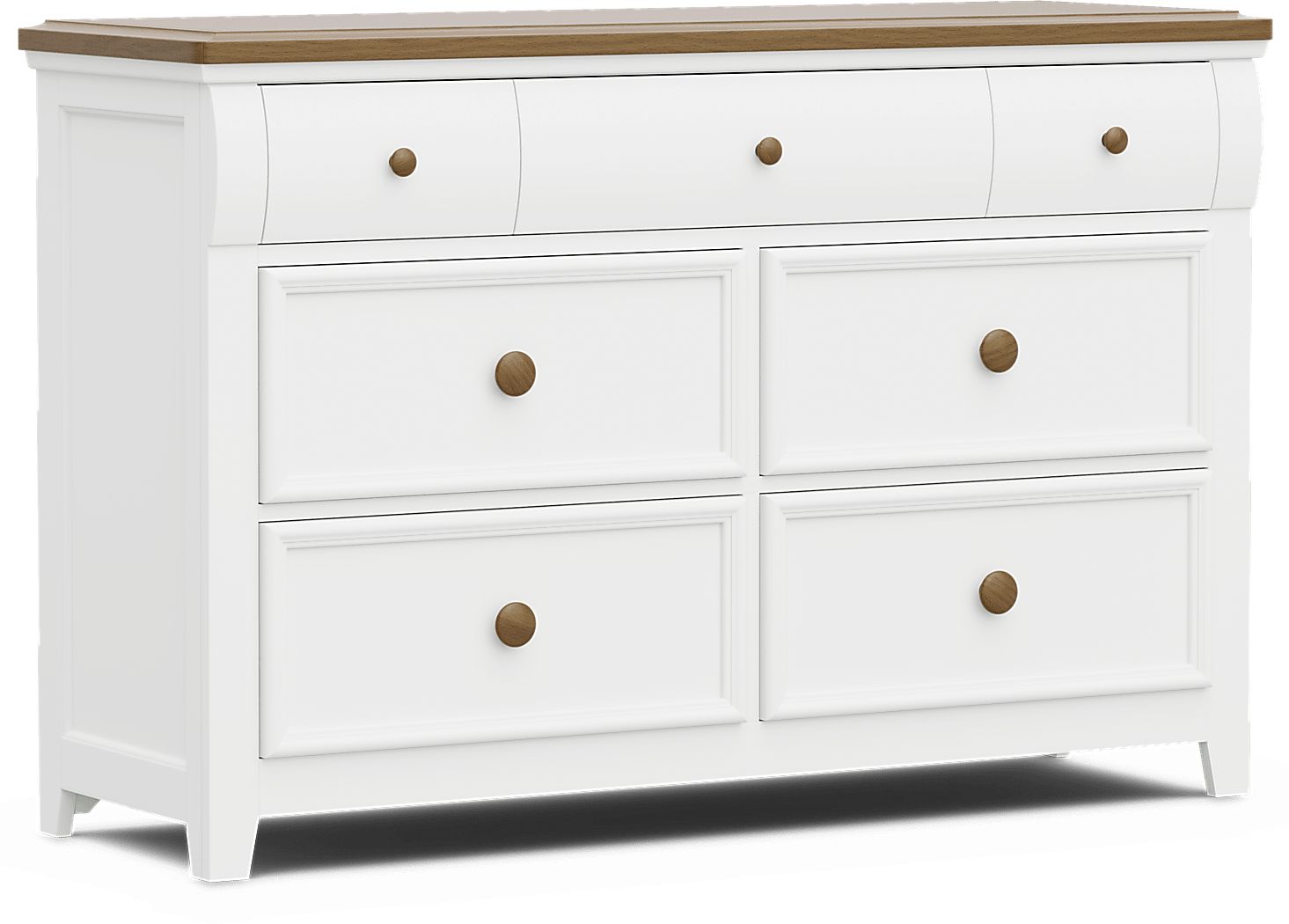 Kids Sugar Hollow White Dresser