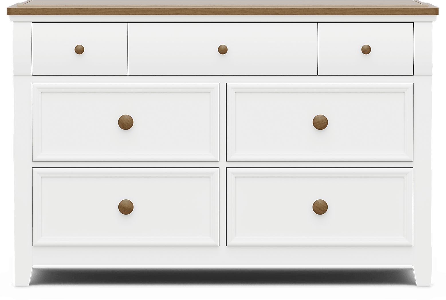 Kids Sugar Hollow White Dresser