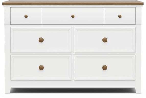 Kids Sugar Hollow White Dresser