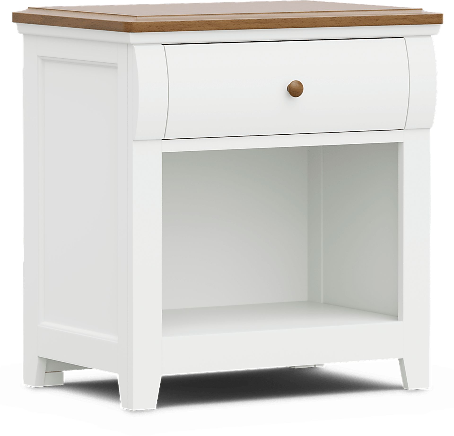 Kids Sugar Hollow White Nightstand - Image 2