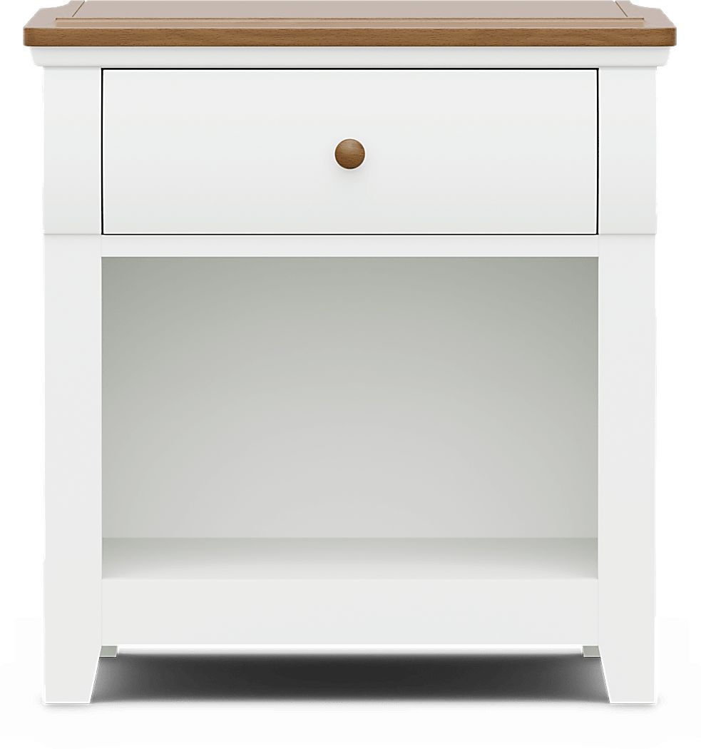 Kids Sugar Hollow White Nightstand