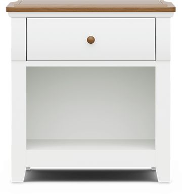 Kids Sugar Hollow White Nightstand