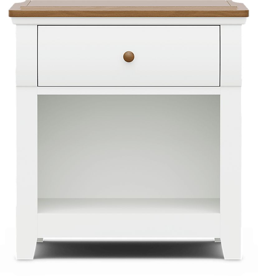 Kids Sugar Hollow White Nightstand